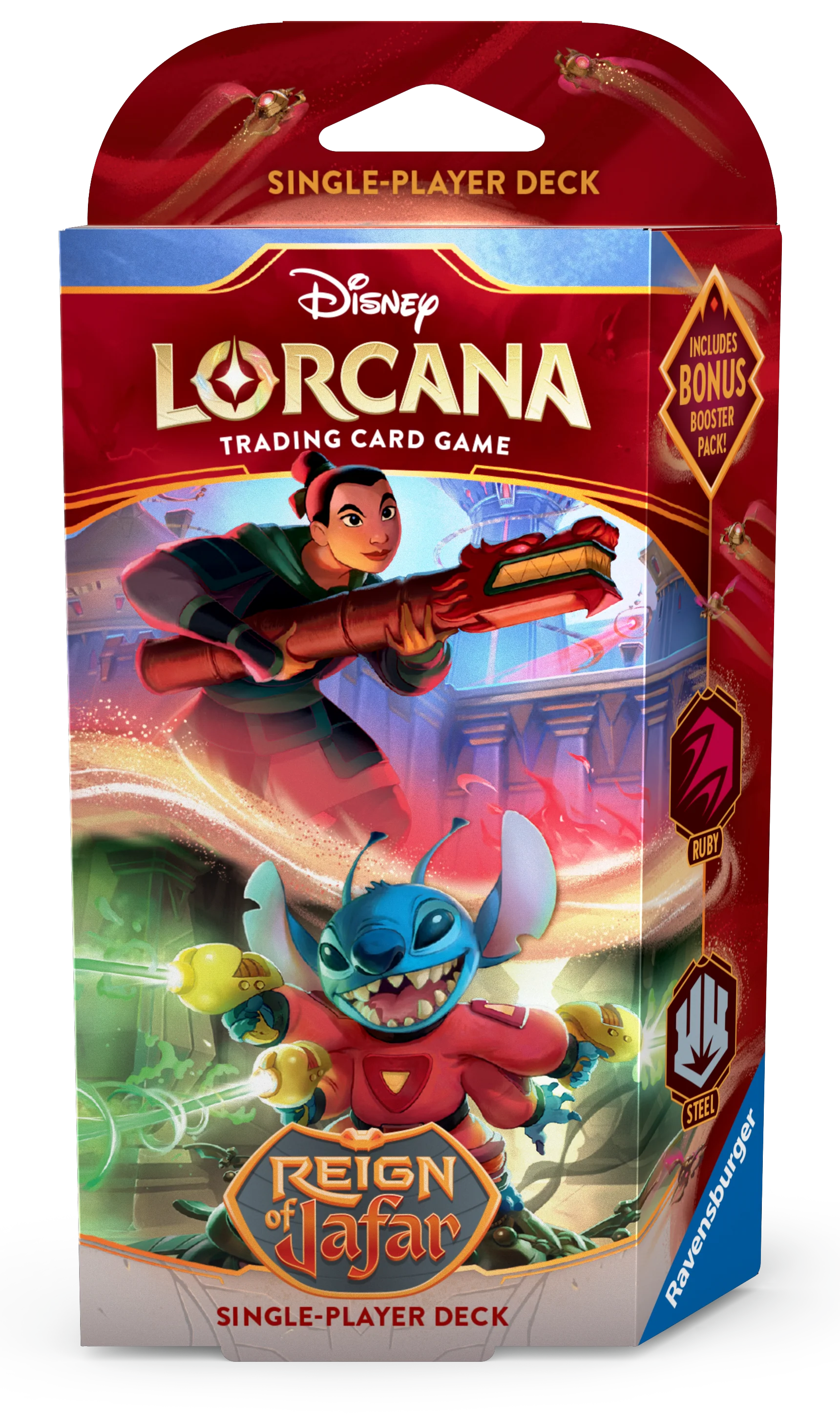 Disney Lorcana: Reign of Jafar | Starter Deck - Ruby & Steel