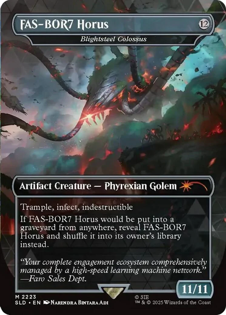 FAS-BOR7 Horus - Blightsteel Colossus [Secret Lair Drop Series]