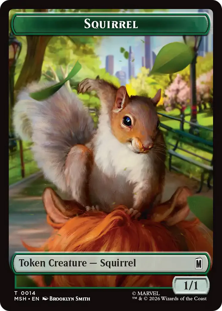 Galactus // Squirrel Double-Sided Token [Marvel Super Heroes Tokens] - Image 2