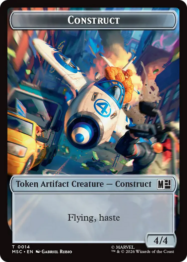 Ox (007) // Construct (014) Double-Sided Token [Marvel Super Heroes Commander Tokens] - Image 2