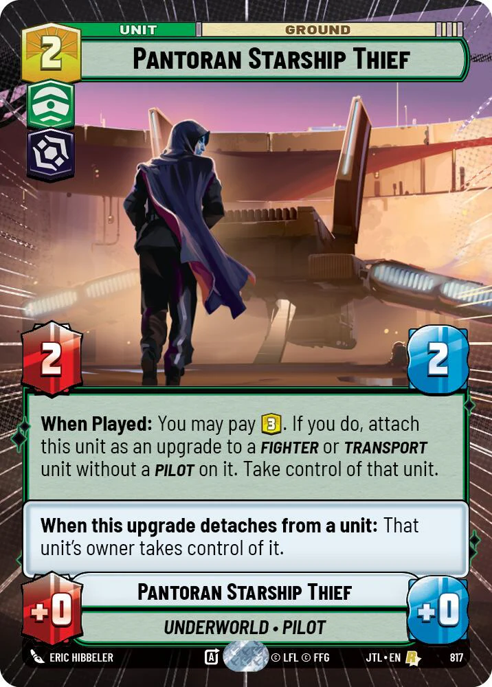 Pantoran Starship Thief (817) (Hyperspace Foil) (817) [Jump to Lightspeed]