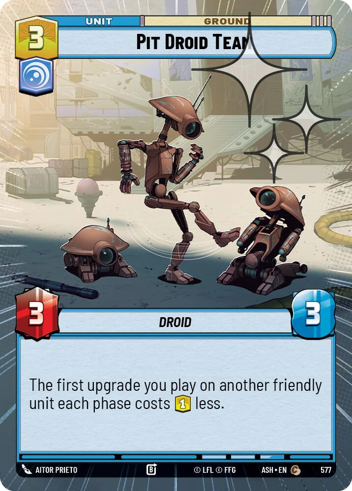 Pit Droid Team (577) (Hyperspace Foil) (577) [Ashes of the Empire]