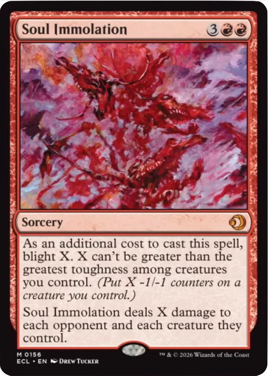 Soul Immolation [Lorwyn Eclipsed]