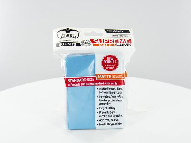 Ultimate Guard - SUPREME SLEEVES MATTE - Standard size - light blue
