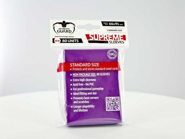Ultimate Guard - SUPREME SLEEVES - Standard size - purple