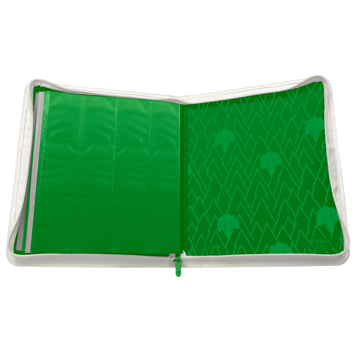 Ultra Pro: 12-Pocket Zip PRO-Binder - Mana 8 Forest - Image 4