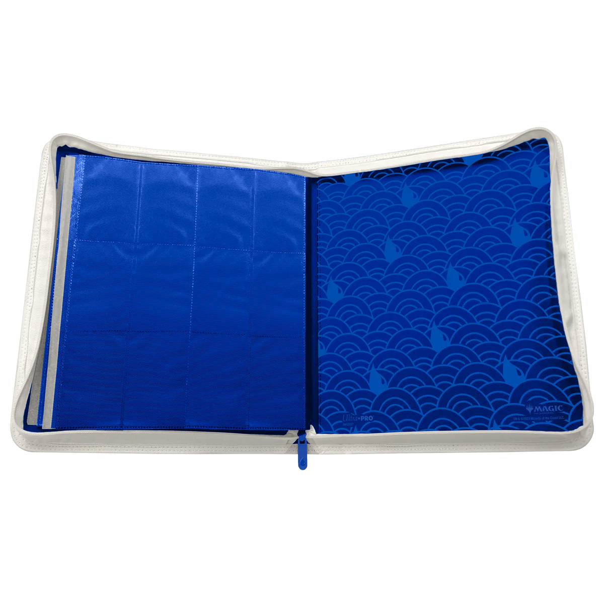 Ultra Pro: 12-Pocket Zip PRO-Binder - Mana 8 Island - Image 4
