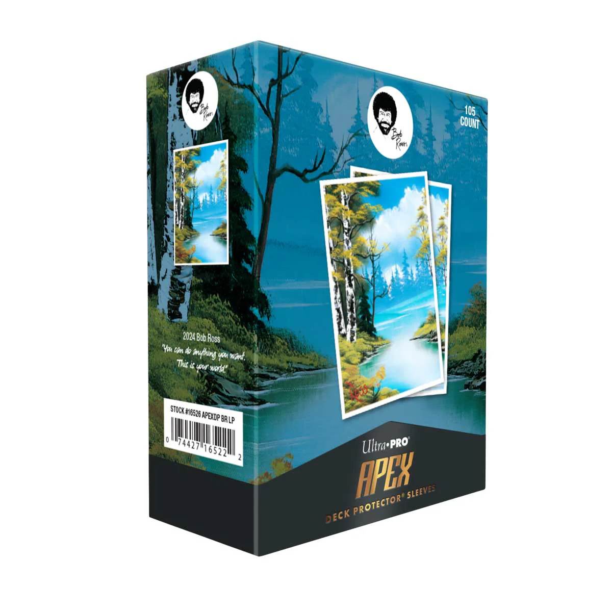Ultra Pro APEX Deck Protector Sleeves: Bob Ross - Lakeside Path
