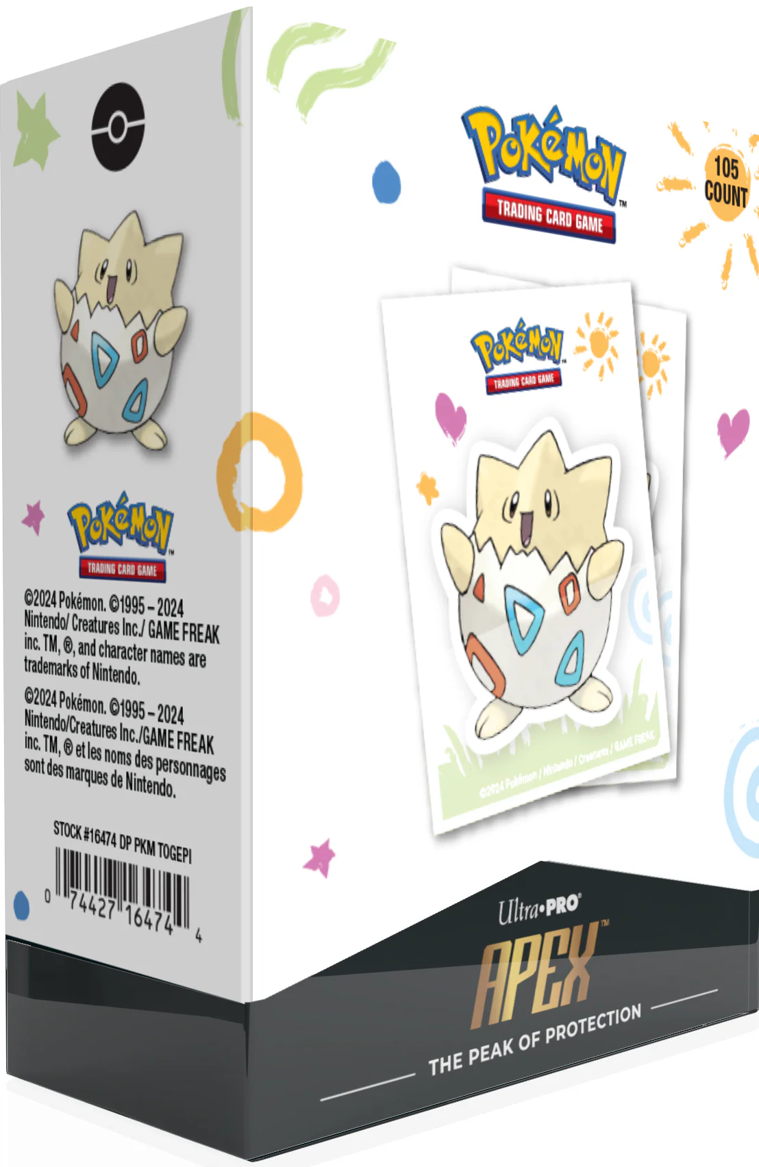 Ultra Pro APEX Deck Protector Sleeves: Togepi