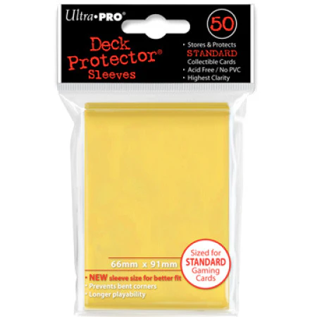 Ultra Pro Standard Sleeves - Yellow (50 ct.)