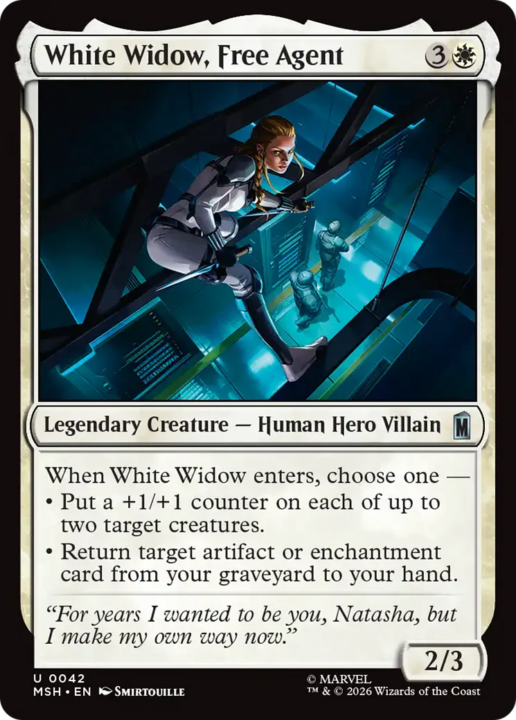 White Widow, Free Agent [Marvel Super Heroes]